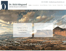 Tablet Screenshot of kamloopsorthodontist.com